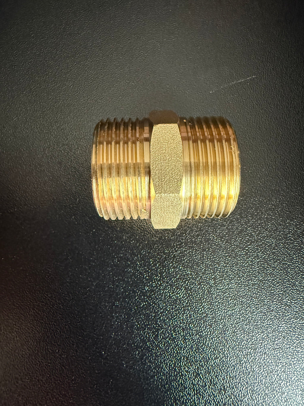 Doppelnippel Messing 1/2